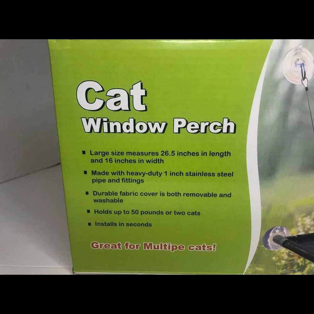 Cat Window Perch Bed Hammock New in Box